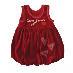 Šaty sweet heart, červené